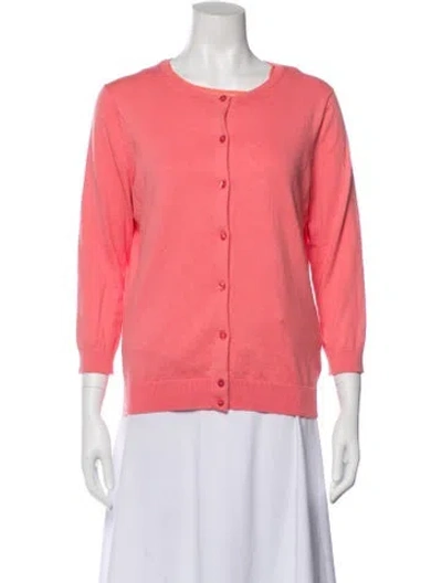 Pre-owned Pendleton Crew Neck Sweater In Pink