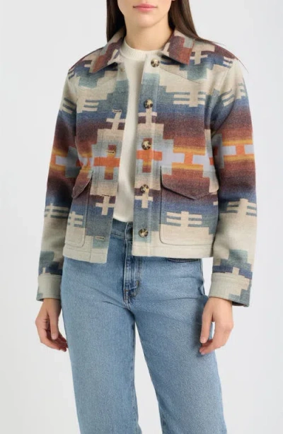 Pendleton Dakota Wool Western Jacket In Multi