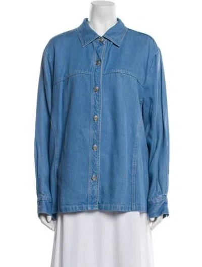 Pre-owned Pendleton Denim Jacket In Blue