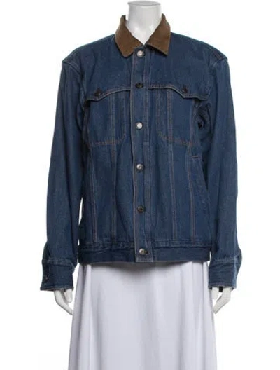 Pre-owned Pendleton Denim Jacket In Blue
