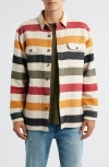 Pendleton Driftwood Stripe Chamois Button-up Shirt In Multi