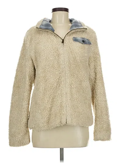 Pre-owned Pendleton Faux Fur Jacket In Tan