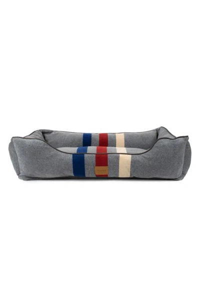 Pendleton Fleece Kuddler Dog Bed In Gray