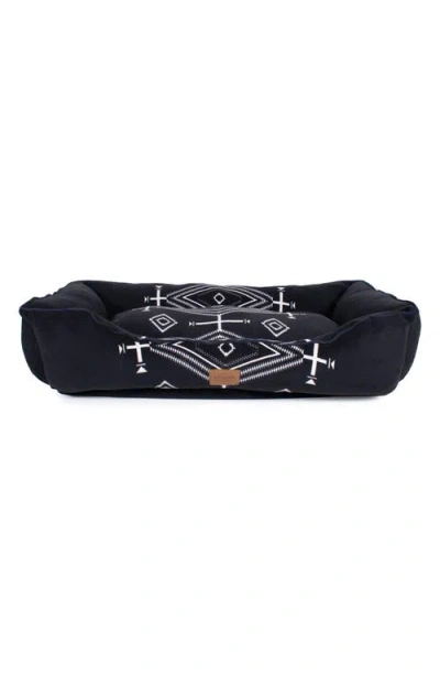Pendleton Fleece Kuddler Dog Bed In Black