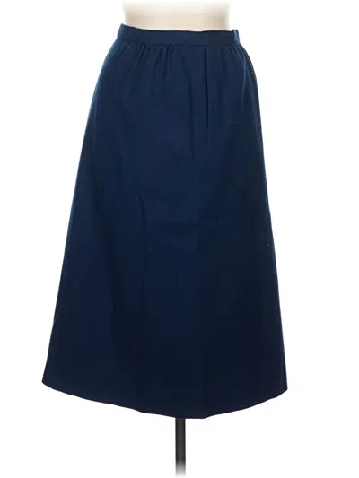 Pre-owned Pendleton Formal Skirt In Blue