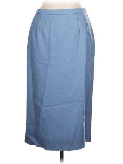 Pre-owned Pendleton Formal Skirt In Blue