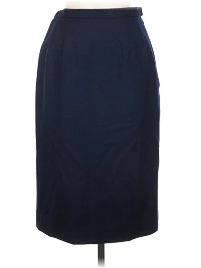 Pre-owned Pendleton Formal Skirt In Blue