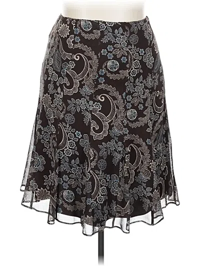 Pre-owned Pendleton Formal Skirt In Brown