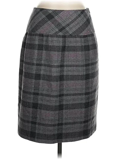 Pre-owned Pendleton Formal Skirt In Gray