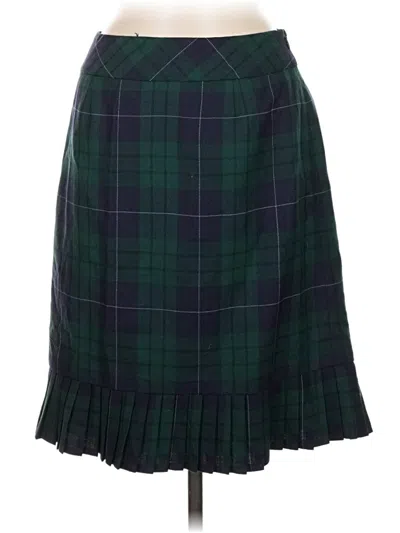 Pre-owned Pendleton Formal Skirt In Green