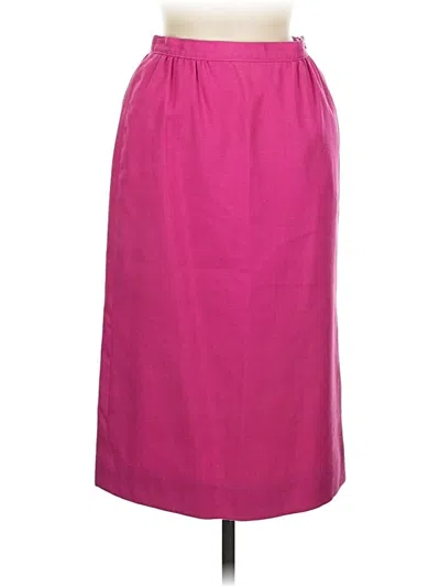 Pre-owned Pendleton Formal Skirt In Pink