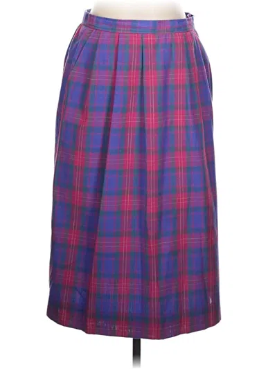 Pre-owned Pendleton Formal Skirt In Purple