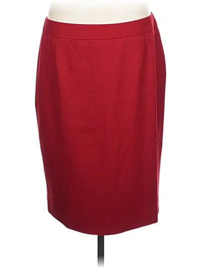 Pre-owned Pendleton Formal Skirt In Red