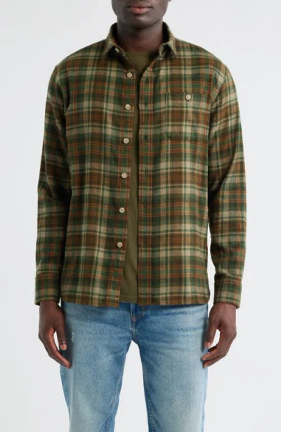 Pendleton Fremont Plaid Flannel Button-up Shirt In Green