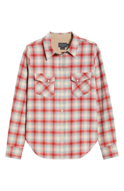 Pendleton Gambler Plaid Wool Shirt In Multi