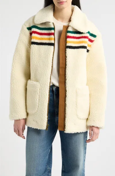 Pendleton Glacier Sunset Fleece Jacket In Neutral