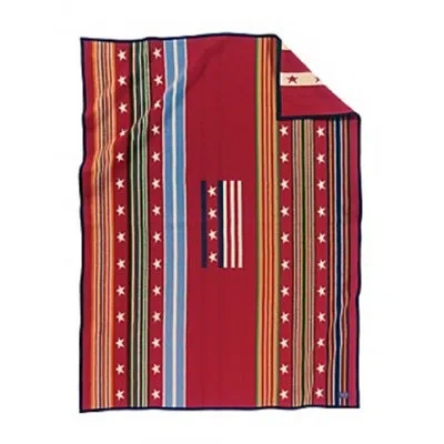 Pendleton Grateful Nation Throw In Red,blue