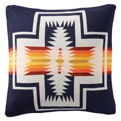 Pendleton Harding Knit Pillow In Navy In Blue