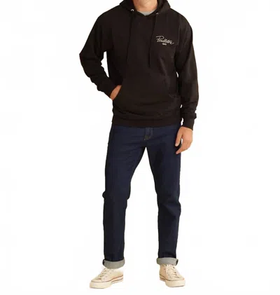 Pendleton Heritage Antique Logo Graphic Hoodie In Black/wht In Multi