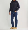 Pendleton Heritage Logo Hoodie In Navy Blazer/gold In Blue