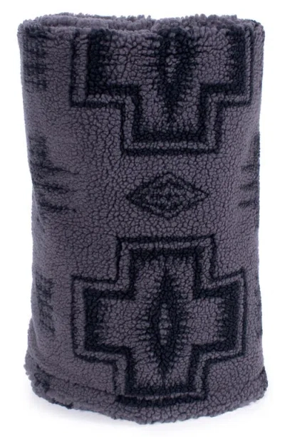 Pendleton High Pile Fleece Crate Blanket In Blue