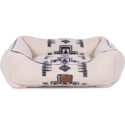Pendleton High Pile Fleece Kuddler Dog Bed In Brown