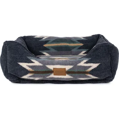 Pendleton High Pile Fleece Kuddler Dog Bed In Blue