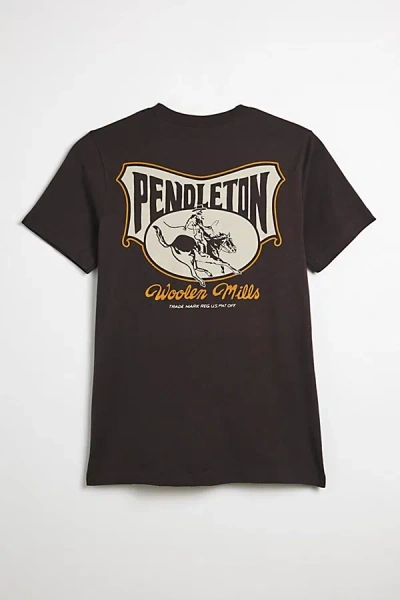 Pendleton Horseback Graphic Tee In Brown, Men's At Urban Outfitters In Brown