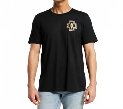 Pendleton Icon Harding Graphic Tee In Black/ Tan