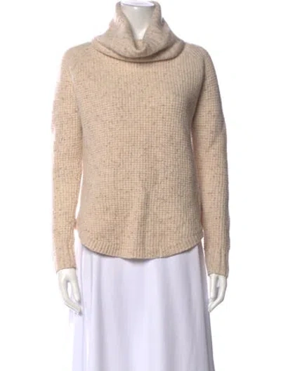 Pre-owned Pendleton Lambswool Turtleneck Sweater In Neutral