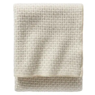 Pendleton Lattice Weave Creat Twin Blanket In Cream