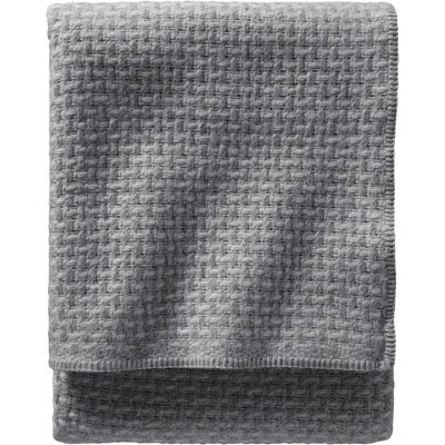 Pendleton Lattice Weave Slate Twin Blanket In Grey,blue