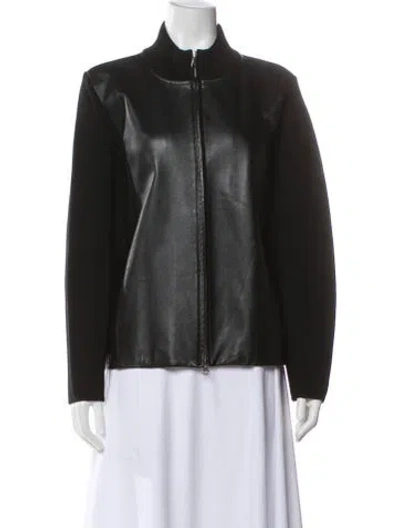 Pre-owned Pendleton Leather Jacket In Black