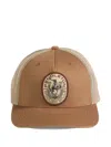 Pendleton Logo-patch Mesh-panel Cap In Brown