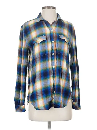 Pre-owned Pendleton Long Sleeve Button Down Shirt In Blue