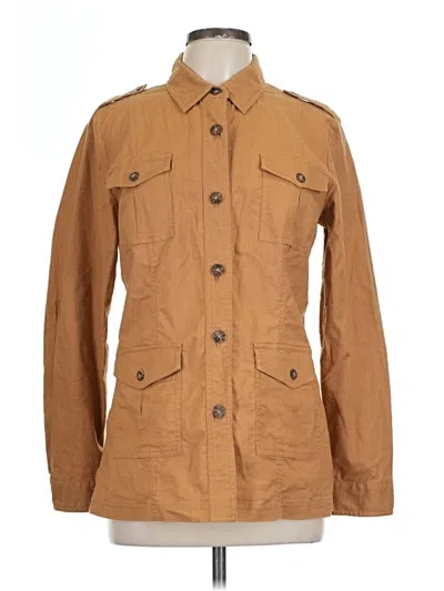 Pre-owned Pendleton Long Sleeve Button Down Shirt In Brown