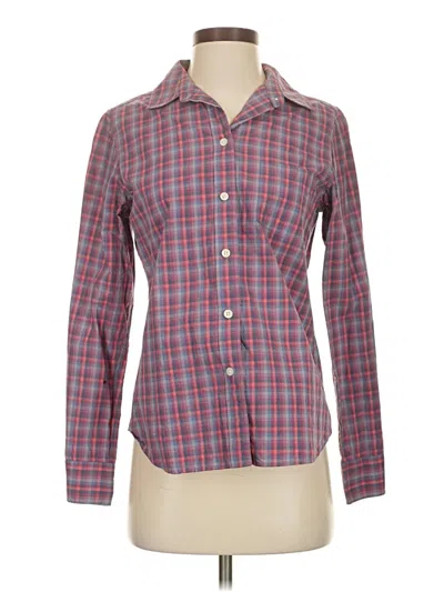 Pre-owned Pendleton Long Sleeve Button Down Shirt In Burgundy