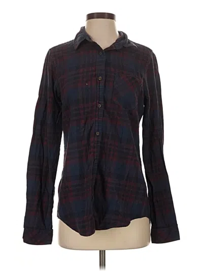 Pre-owned Pendleton Long Sleeve Button Down Shirt In Burgundy