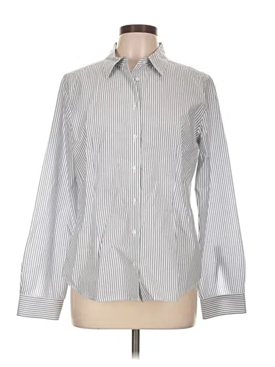 Pre-owned Pendleton Long Sleeve Button Down Shirt In Gray