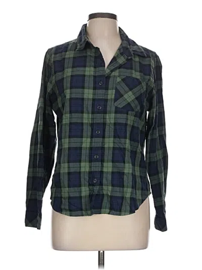 Pre-owned Pendleton Long Sleeve Button Down Shirt In Green
