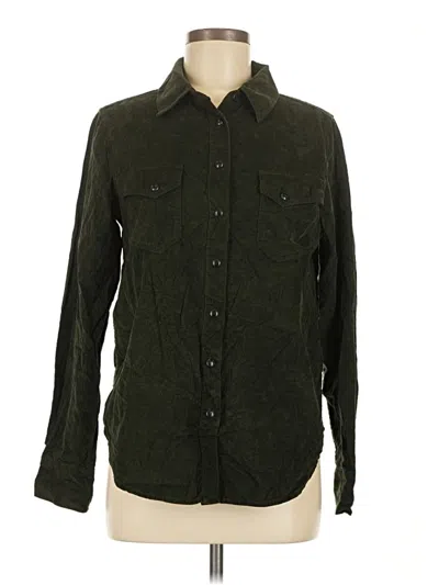 Pre-owned Pendleton Long Sleeve Button Down Shirt In Green