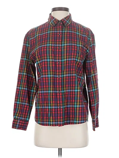Pre-owned Pendleton Long Sleeve Button Down Shirt In Red
