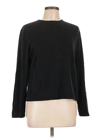 Pre-owned Pendleton Long Sleeve Top Black Turtleneck Tops
