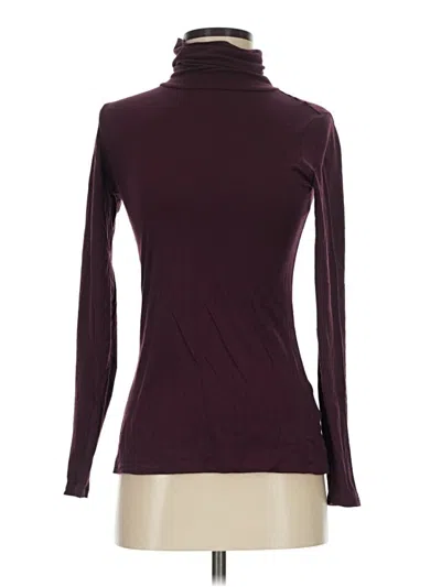 Pre-owned Pendleton Long Sleeve Turtleneck In Burgundy
