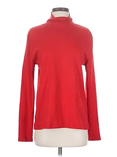 Pre-owned Pendleton Long Sleeve Turtleneck In Red