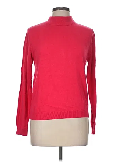Pre-owned Pendleton Long Sleeve Turtleneck In Red