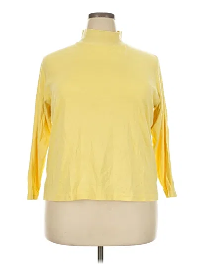 Pre-owned Pendleton Long Sleeve Turtleneck In Yellow
