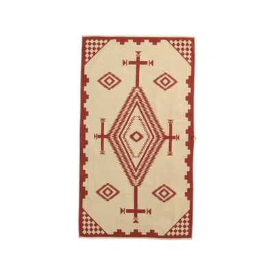 Pendleton Los Ojos Coral Spa Towel In Red