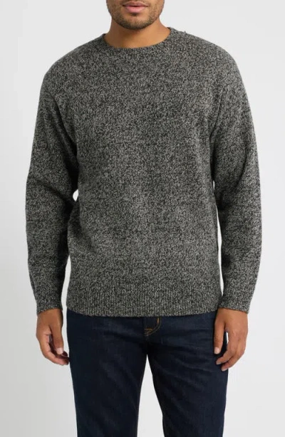 Pendleton Marled Wool Crewneck Sweater In Gray