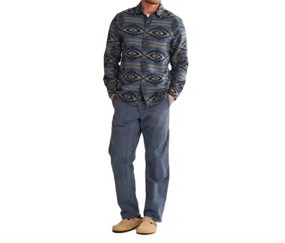 Pendleton Marshall Chamouis Long Sleeve Shirt In Gray/trapper Peak Blue